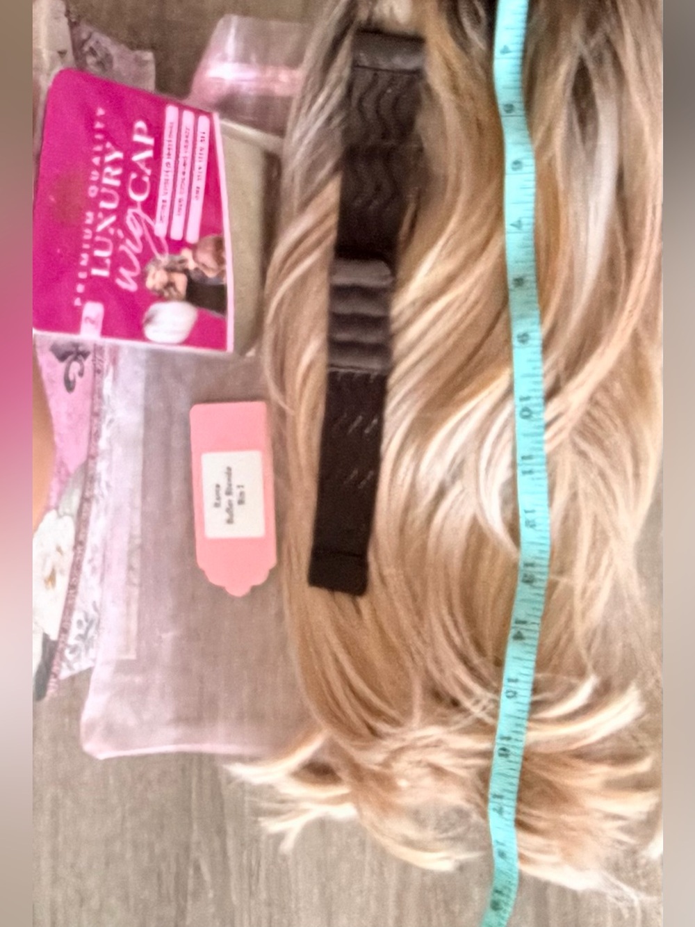 Layered Blonde Synthetic Wig with Soft Waves - Natural Buttery Blonde - Picture 7 of 7